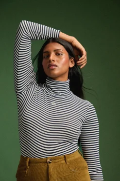 BODY CHARLOTTE RAYURES NAVY