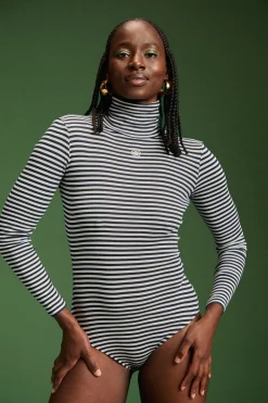 BODY CHARLOTTE RAYURES NAVY