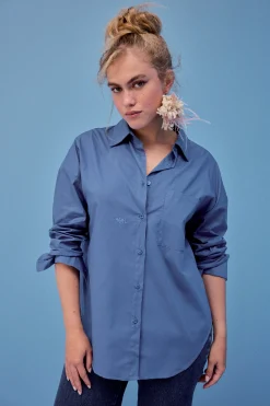 CHEMISE OMER BLEU CERULEEN