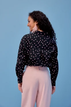 CHEMISE OMER POLKA ROSE