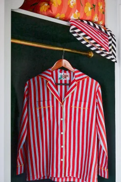 CHEMISE ROMEO RED & BLUE