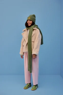 ECHARPE ROSIE VERT OLIVE