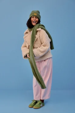 ECHARPE ROSIE VERT OLIVE