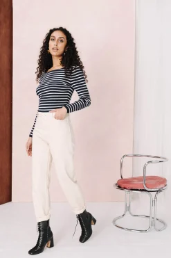JEANS MATHILDA OFF WHITE