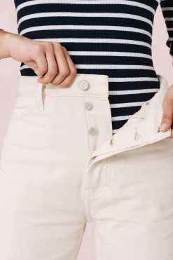 JEANS MATHILDA OFF WHITE