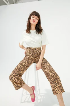 JEANS NELSON LEOPARD