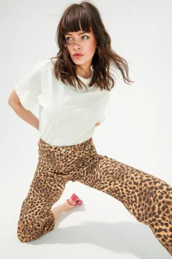 JEANS NELSON LEOPARD