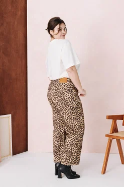 JEANS NELSON LEOPARD