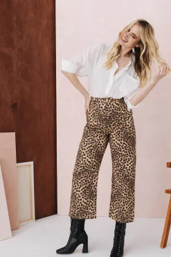 JEANS NELSON LEOPARD