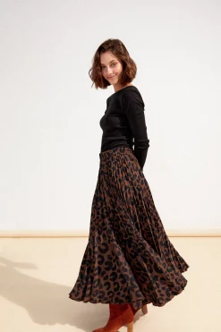 JUPE PAULA LEOPARD