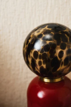 LAMPE MILO ROUGE & ECAILLE