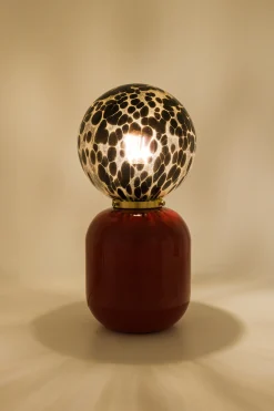 LAMPE MILO ROUGE & ECAILLE