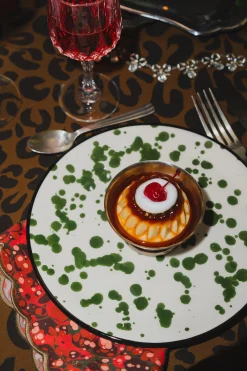 LOT DE 2 ASSIETTES ELIZA DOTS