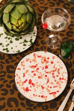 LOT DE 2 ASSIETTES ELIZA DOTS