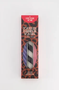 LOT DE 3 BOUGIES LUNA