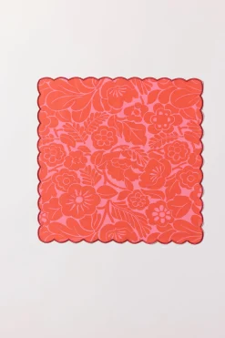 LOT DE 2 SERVIETTES KATE ANEMONE PINK