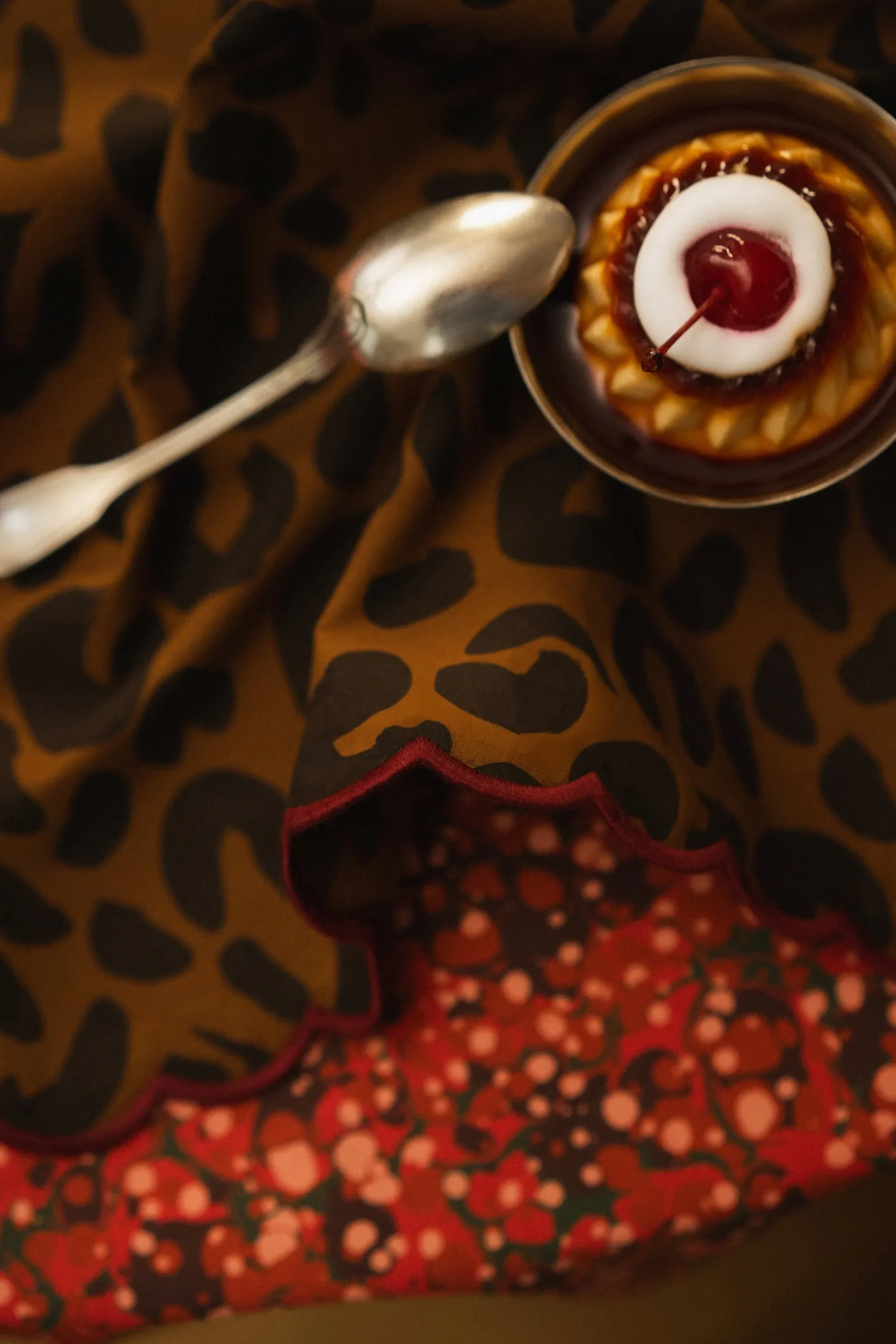 LOT DE 2 SERVIETTES KATE LEOPARD