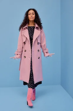 MANTEAU HENDRIKS ROSE POUDRE