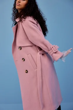 MANTEAU HENDRIKS ROSE POUDRE