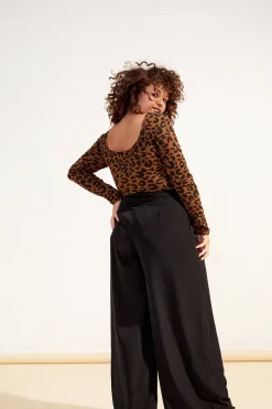 PANTALON HARYA FLUIDE NOIR