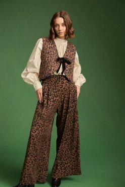 PANTALON HARYA LEOPARD