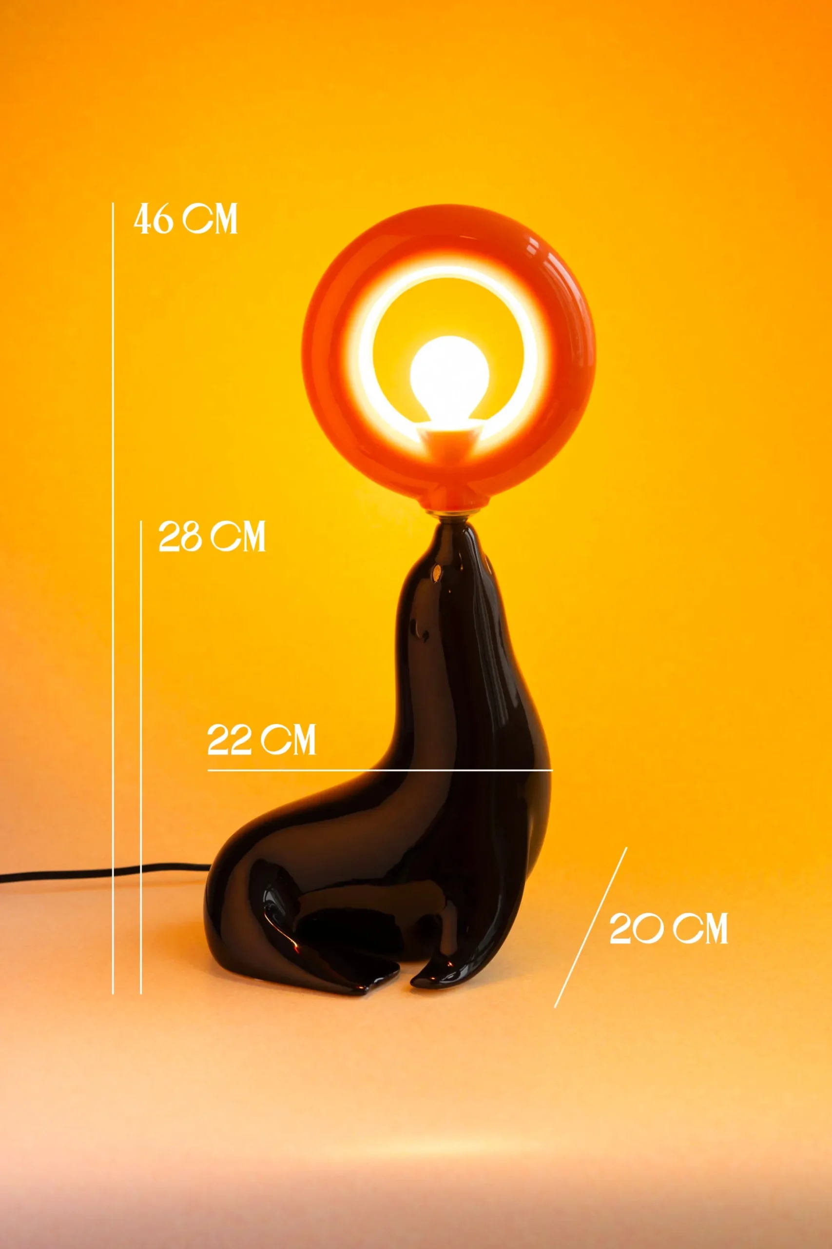 PETITE LAMPE PÉNÉLOPE NOIRE