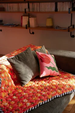 PLAID ALLIOCHA PINK & ORANGE