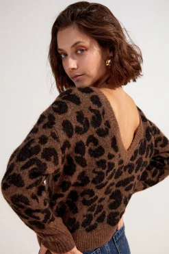 PULL MARIUS V LEOPARD