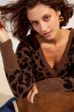 PULL MARIUS V LEOPARD