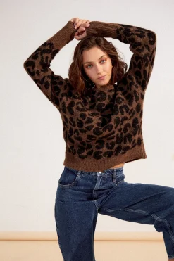 PULL MARIUS V LEOPARD