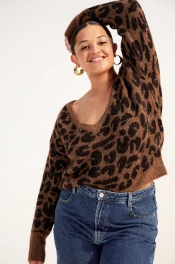 PULL MARIUS V LEOPARD