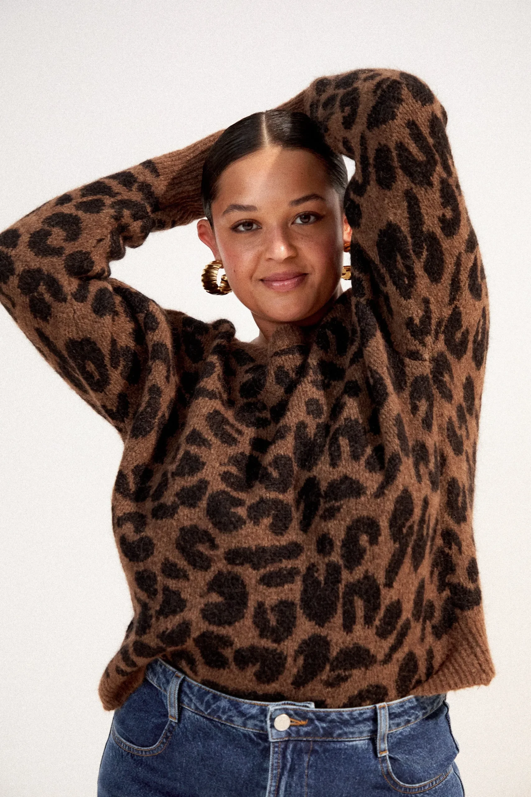 PULL MARIUS V LEOPARD