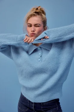 PULL RUBEN BLEU CIEL