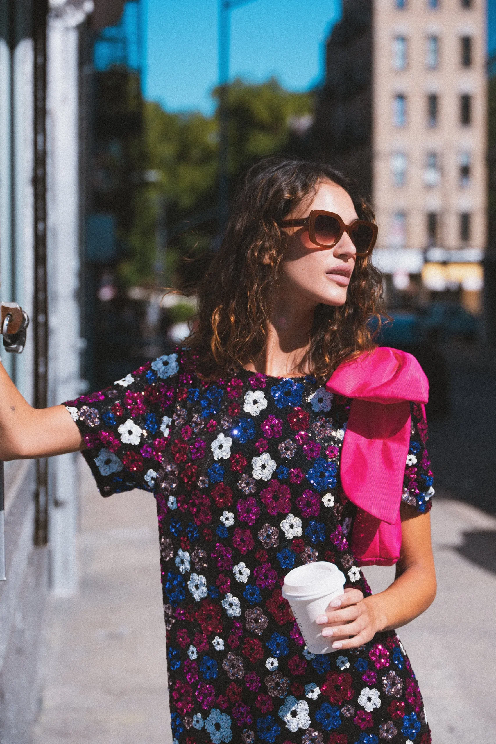 ROBE CHLOE SEQUINS DAISY