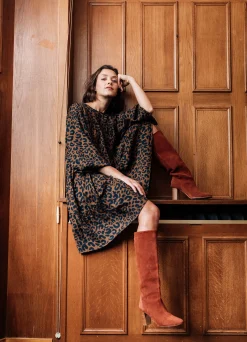 ROBE JENNY LEOPARD