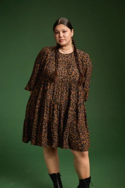 ROBE JENNY LEOPARD