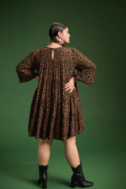 ROBE JENNY LEOPARD