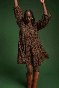 ROBE JENNY LEOPARD
