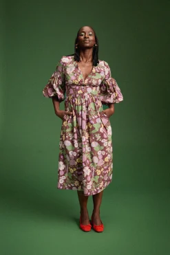 ROBE LEANDRA AUTUMN FLOWER MARKET