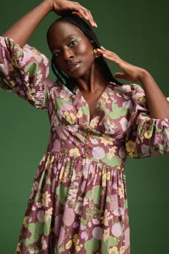 ROBE LEANDRA AUTUMN FLOWER MARKET