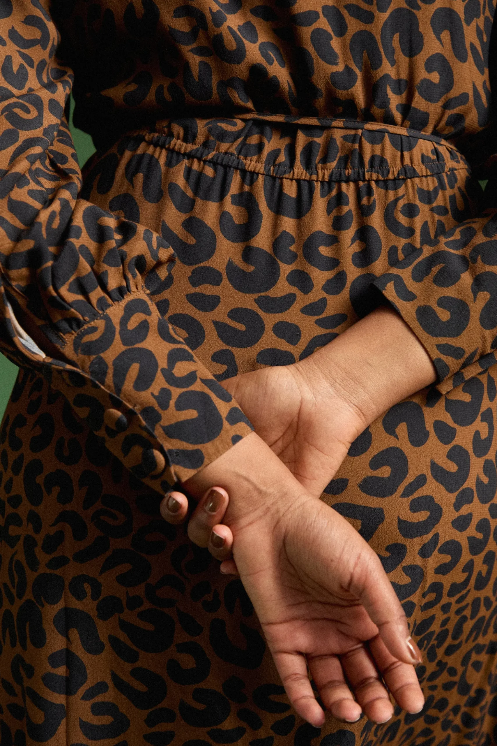 ROBE MARLA LEOPARD