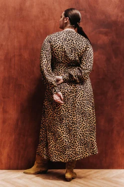 ROBE NATACHA LEOPARD