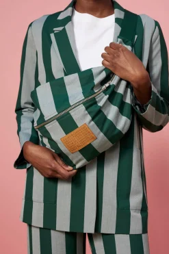 SAC BANANA GREEN STRIPES