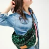 SAC BANANA SEQUINS VERTS