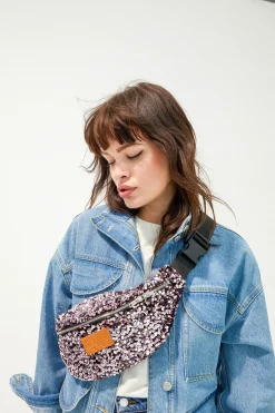 SAC BANANITA SEQUINS ROSES