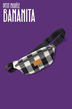 SAC BANANITA VICHY NOIR