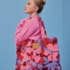 SAC CABAS FLEURS 70'S