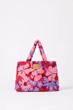 SAC CABAS FLEURS 70'S