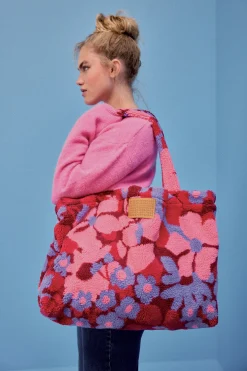 SAC CABAS FLEURS 70'S