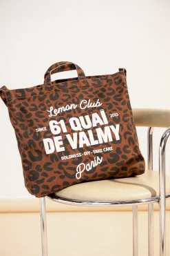 SAC CABAS SUZETTE LEOPARD